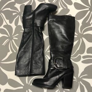 Black Leather Boots